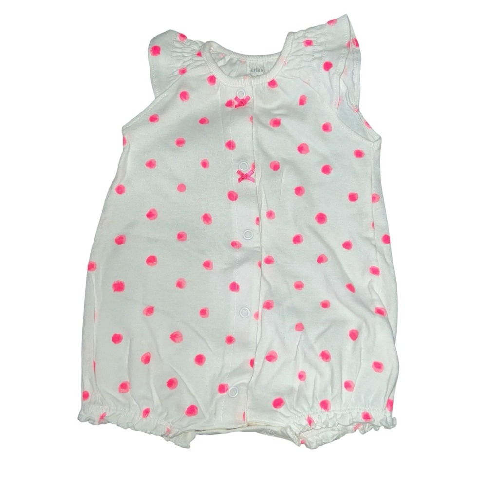 Bundle Of 6 Baby Girls One Piece Outfits 0-3M Summer Fish Watermelon Gap Carters - Picture 6 of 11